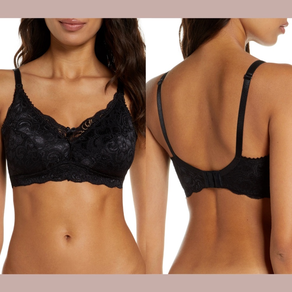 NWT $53 Belabumbum Lace Nursing‎ Bralette Bra Small